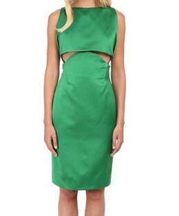 Zac Posen: Атласное платье 