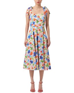 Carolina Herrera: Платье миди 
