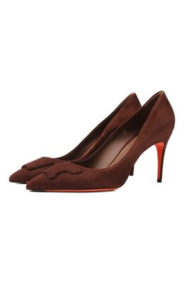 Santoni: Коричневые туфли 