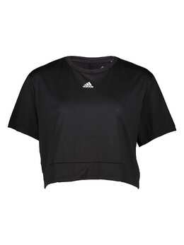 Adidas: Чёрная футболка 