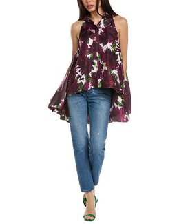 Oscar de la Renta: Красная блуза 