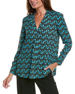 Diane von Furstenberg: Зелёный топ 
