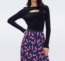 Diane von Furstenberg: Чёрный топ 