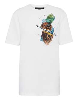 Philipp Plein: Белая футболка  Pineapple Skies