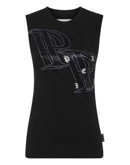 Philipp Plein: Чёрная майка 