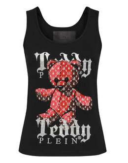 Philipp Plein: Чёрная майка  Teddy Bear