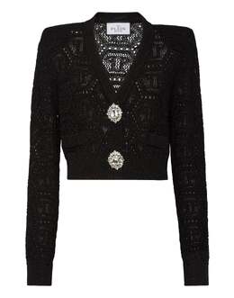 Philipp Plein: Чёрный кардиган 