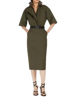 Max Mara: Зелёная юбка 
