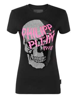 Philipp Plein: Чёрная футболка  Skull