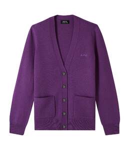 A.P.C.: Фиолетовый кардиган 
