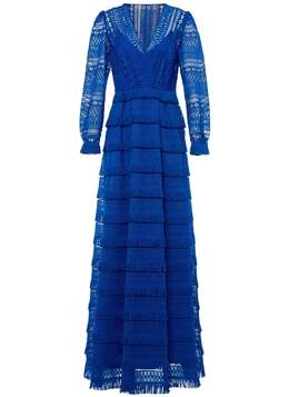 Alberta Ferretti: Длинное платье 