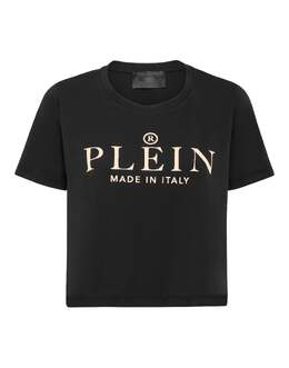 Philipp Plein: Чёрная футболка  Iconic Plein