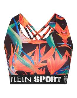 Plein Sport: Чёрный бюстгальтер 