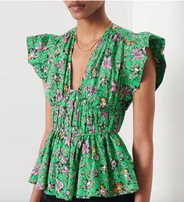 Derek Lam 10 Crosby: Многоцветный топ 