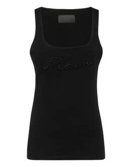 Philipp Plein: Майка  Signature с вышивкой