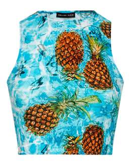 Philipp Plein: Короткий топ  Pineapple Skies