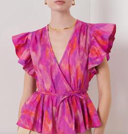 Derek Lam 10 Crosby: Топ с v-образным вырезом 