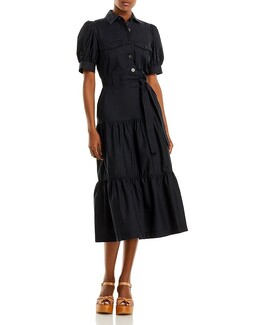 Derek Lam 10 Crosby: Платье миди 