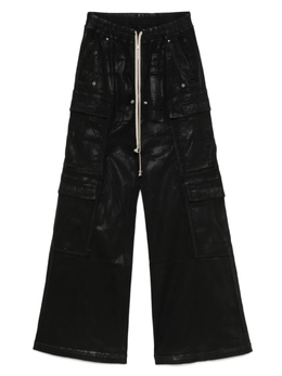 Rick Owens Drkshdw: Чёрные брюки  Cargo