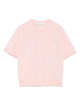 Maison Kitsuné: Розовый топ 