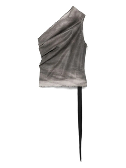 Rick Owens Drkshdw: Серый топ 