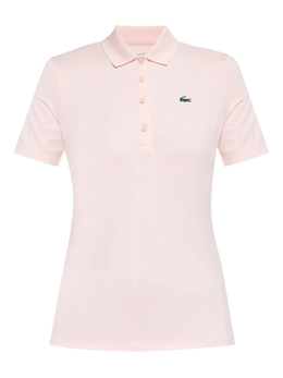 Lacoste: Розовая футболка 
