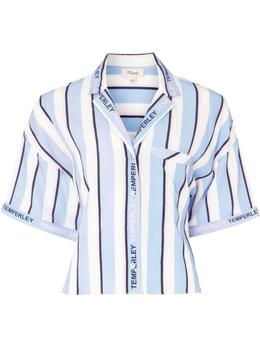 Temperley London: Синяя рубашка 