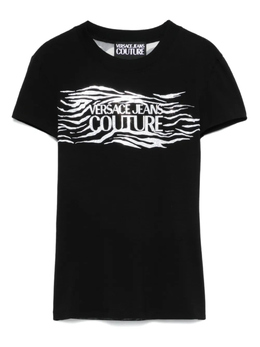 Versace Jeans Couture: Чёрная футболка 