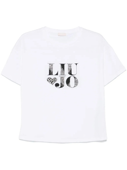 LIU JO: Белая футболка 