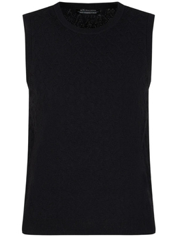 Armani Exchange: Чёрный жилет 