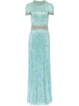 Jenny Packham: Синее платье 