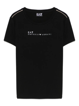 EA7 Emporio Armani: Чёрная футболка 