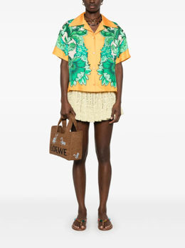 Etro: Оранжевая рубашка 