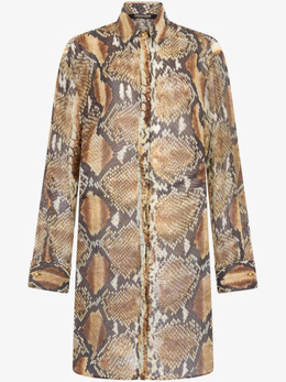 Roberto Cavalli: Хлопковое платье 