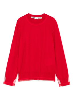 Comme des Garçons: Красный топ 