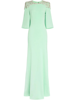 Jenny Packham: Зелёное платье 