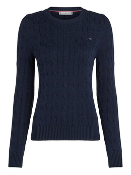 Tommy Hilfiger: Синий свитер 