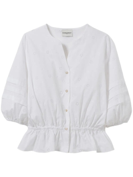 Claudie Pierlot: Блуза с вышивкой 