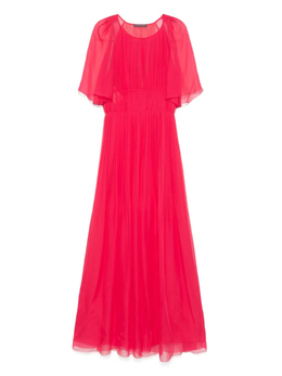 Alberta Ferretti: Плиссированное платье 