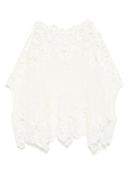 Ermanno Scervino: Топ с вышивкой 