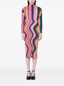 Pleats Please Issey Miyake: Платье миди 