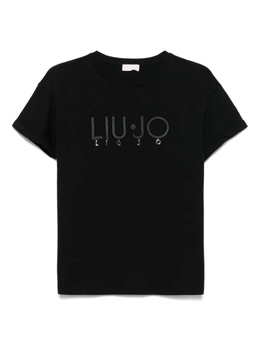 LIU JO: Чёрная футболка 