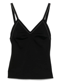 Carven: Чёрный топ 