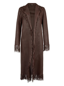 Roberto Cavalli: Кожаное пальто 