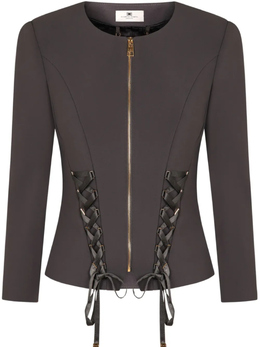Elisabetta Franchi: Серая куртка 