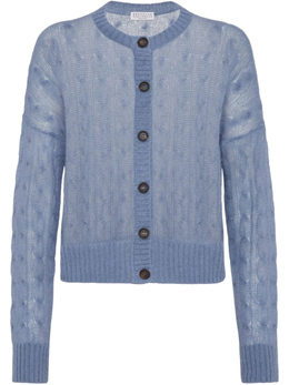 Brunello Cucinelli: Синий кардиган 