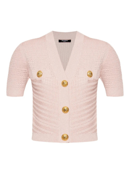 Balmain: Розовый топ 