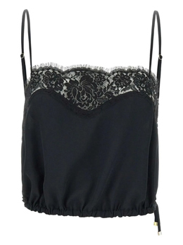 Elisabetta Franchi: Кружевное топ 