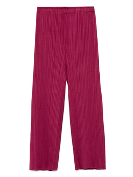 Pleats Please Issey Miyake: Фиолетовые брюки 