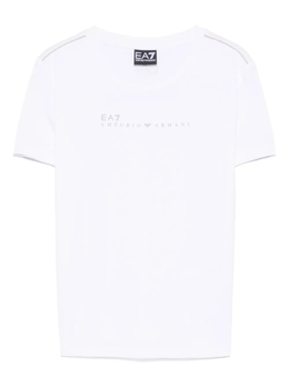 EA7 Emporio Armani: Белая футболка 